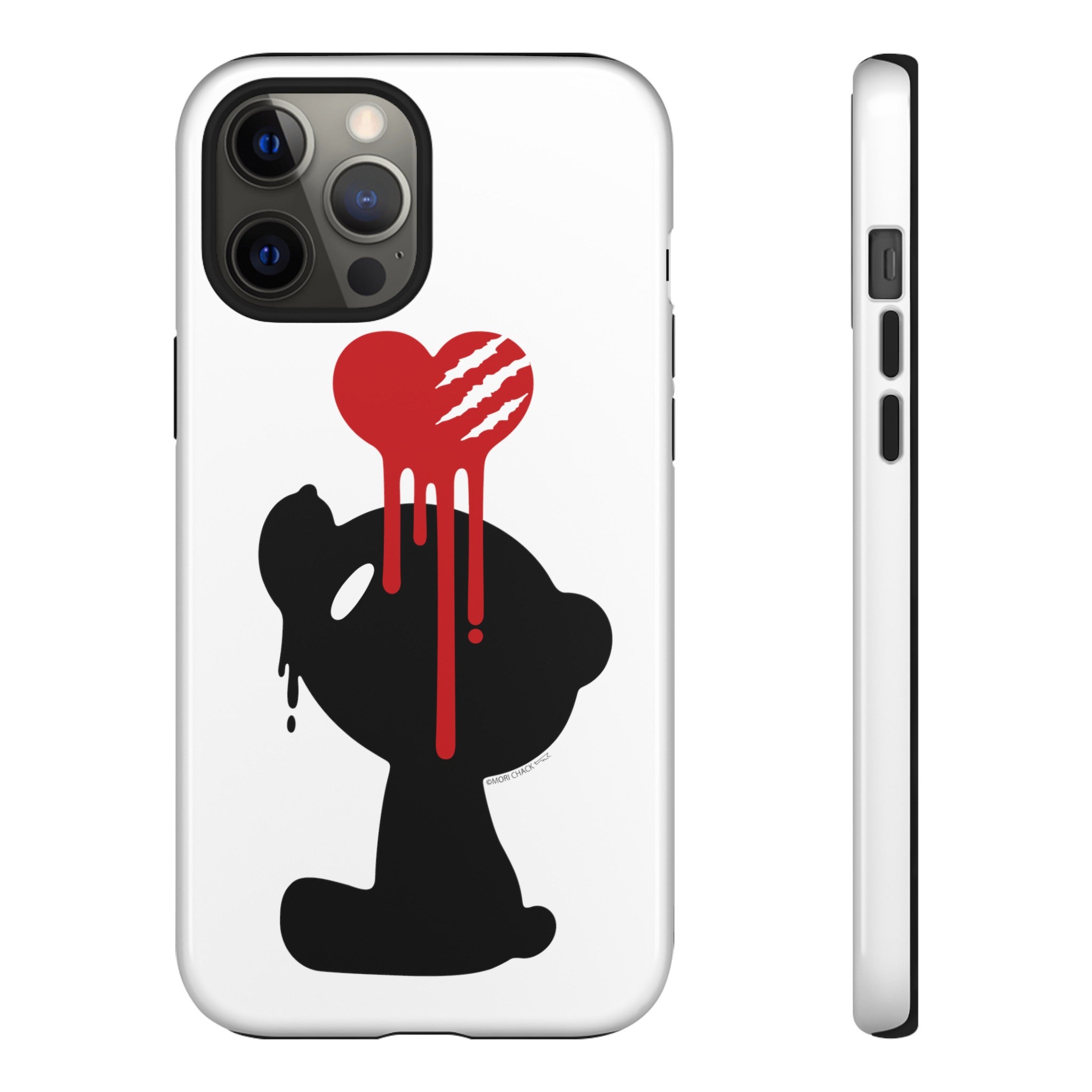 Gloomy Bear Heart - Dual Layer Phone Case